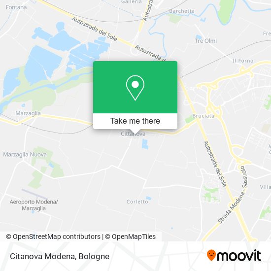 Citanova Modena map