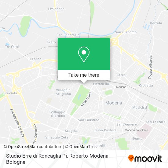 Studio Erre di Roncaglia Pi. Roberto-Modena map
