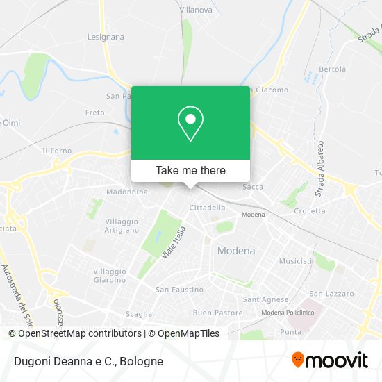 Dugoni Deanna e C. map