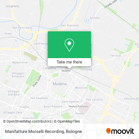 Manifatture Morselli Recording map