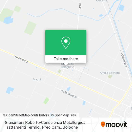Gianantoni Roberto-Consulenza Metallurgica, Trattamenti Termici, Preo Cam. map
