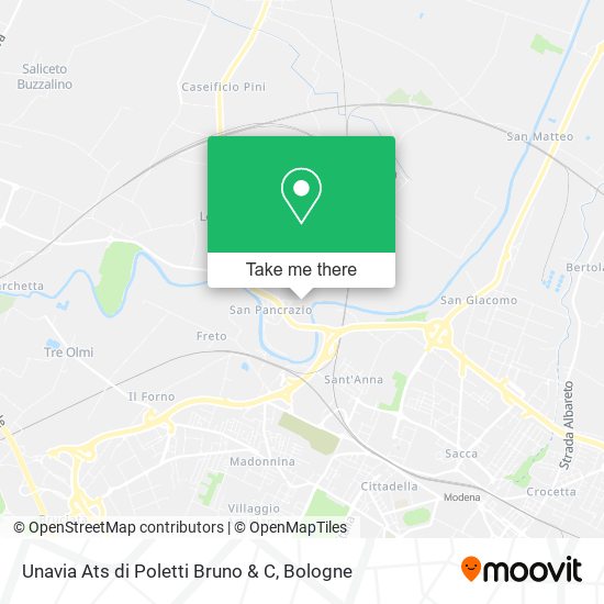 Unavia Ats di Poletti Bruno & C map