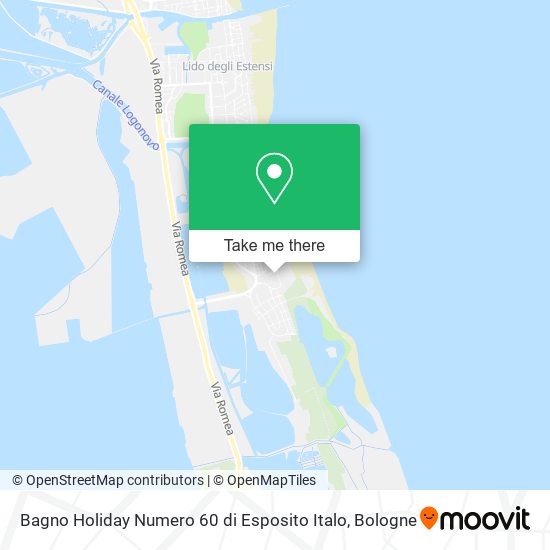 Bagno Holiday Numero 60 di Esposito Italo map