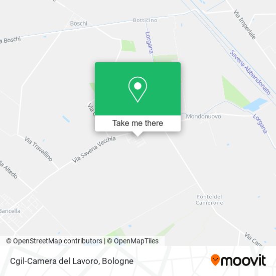 Cgil-Camera del Lavoro map