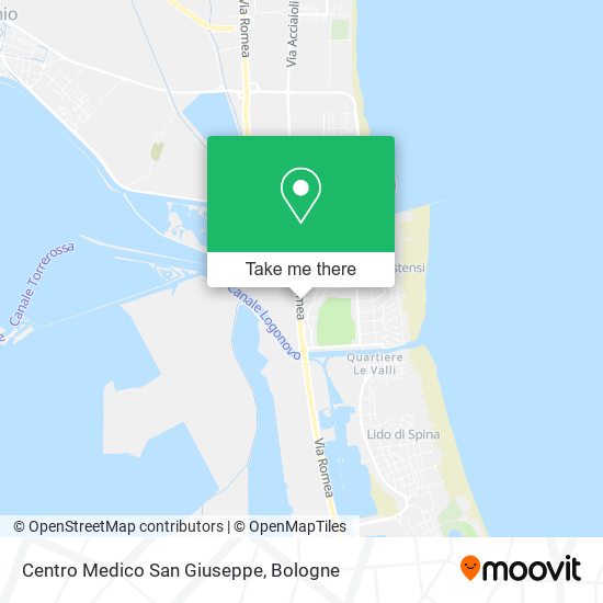 Centro Medico San Giuseppe map