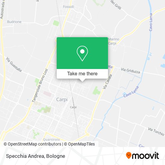 Specchia Andrea map