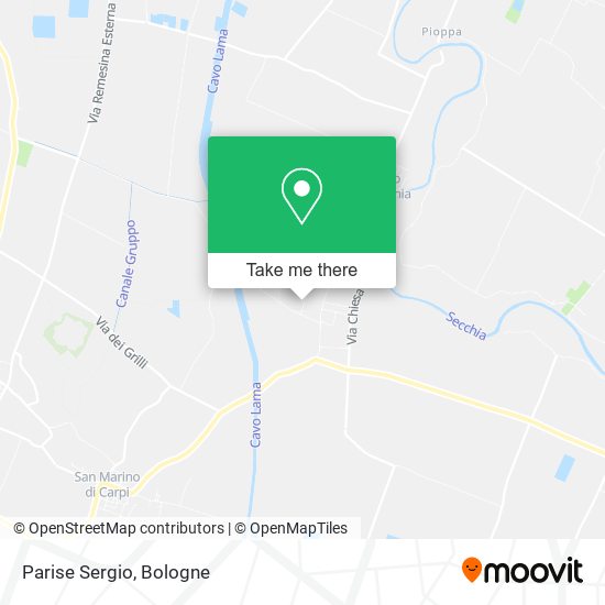 Parise Sergio map