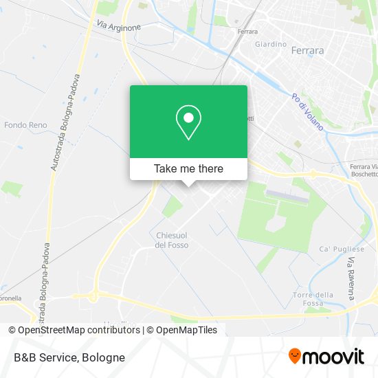 B&B Service map