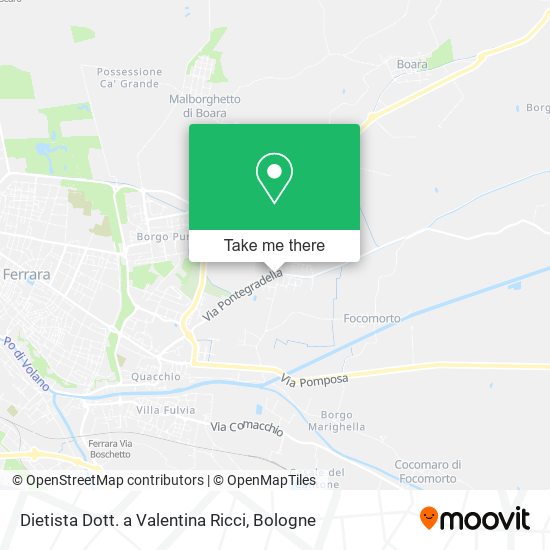 Dietista Dott. a Valentina Ricci map