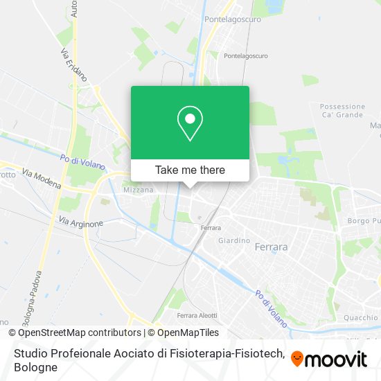 Studio Profeionale Aociato di Fisioterapia-Fisiotech map