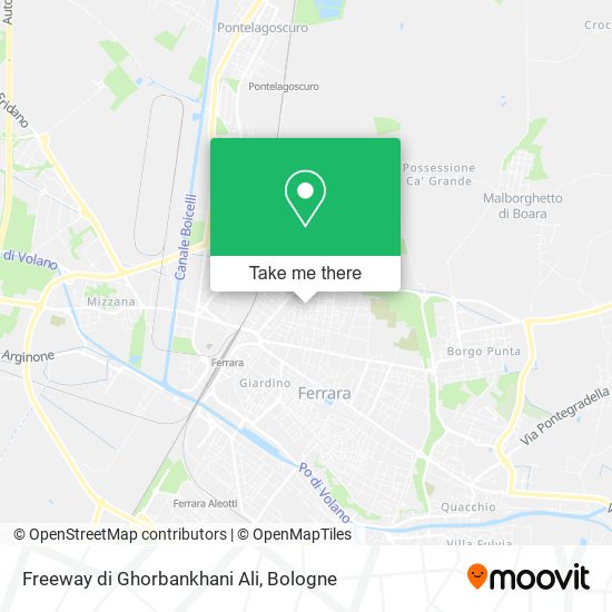 Freeway di Ghorbankhani Ali map