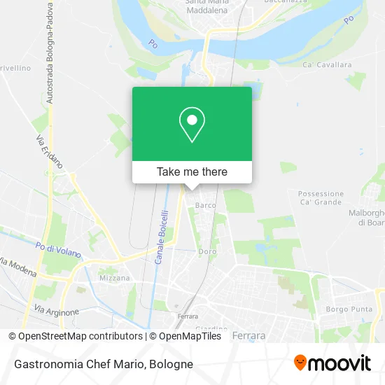 Gastronomia Chef Mario map