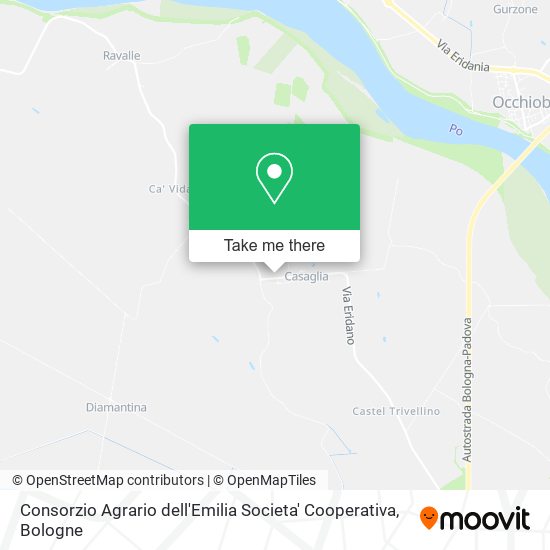 Consorzio Agrario dell'Emilia Societa' Cooperativa map
