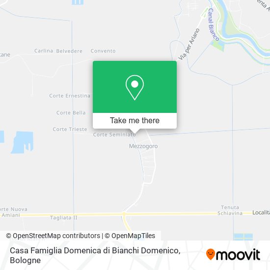 Casa Famiglia Domenica di Bianchi Domenico map