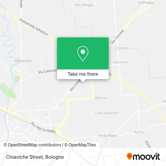 Chiaviche Street map