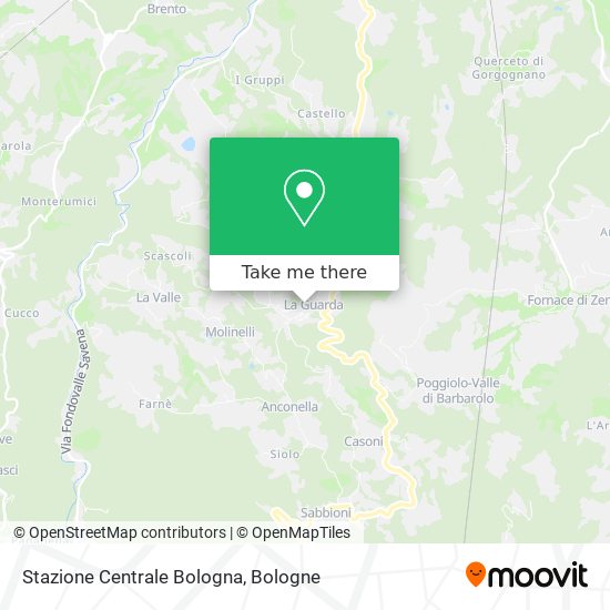 Stazione Centrale Bologna map