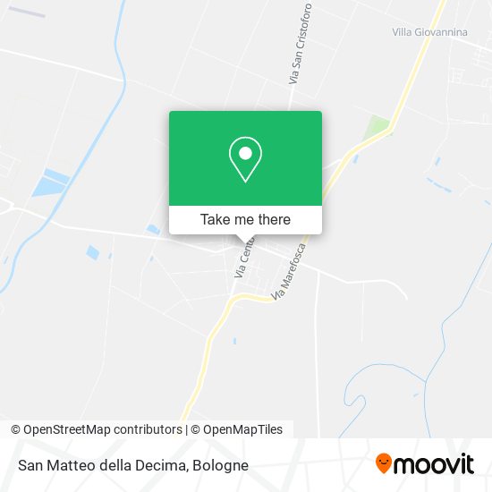 San Matteo della Decima map