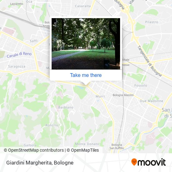 Giardini Margherita map