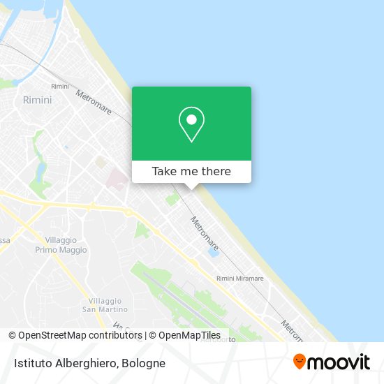 Istituto Alberghiero map