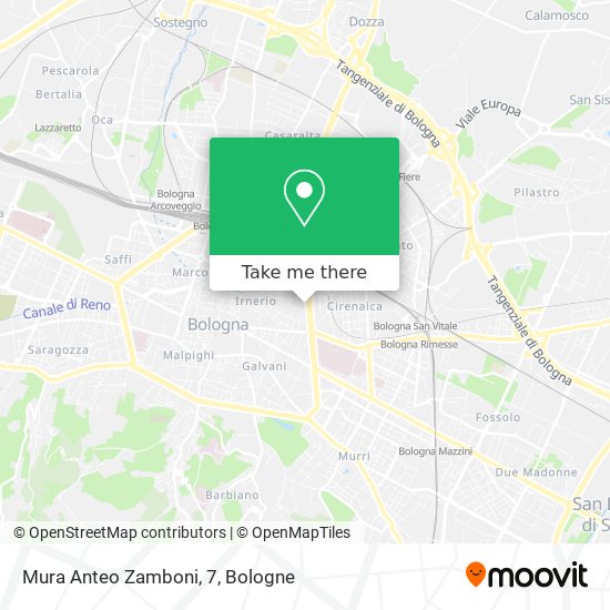 Mura Anteo Zamboni, 7 map