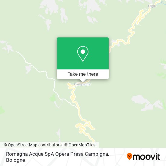 Romagna Acque SpA Opera Presa Campigna map