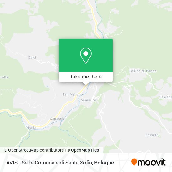 AVIS - Sede Comunale di Santa Sofia map