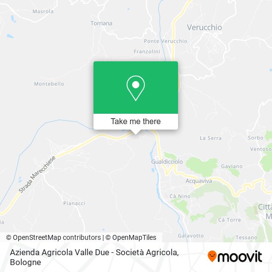 Azienda Agricola Valle Due - Società Agricola map