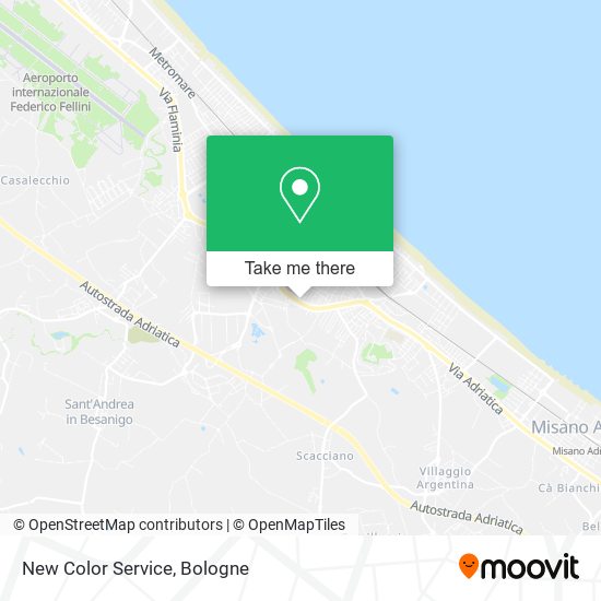 New Color Service map