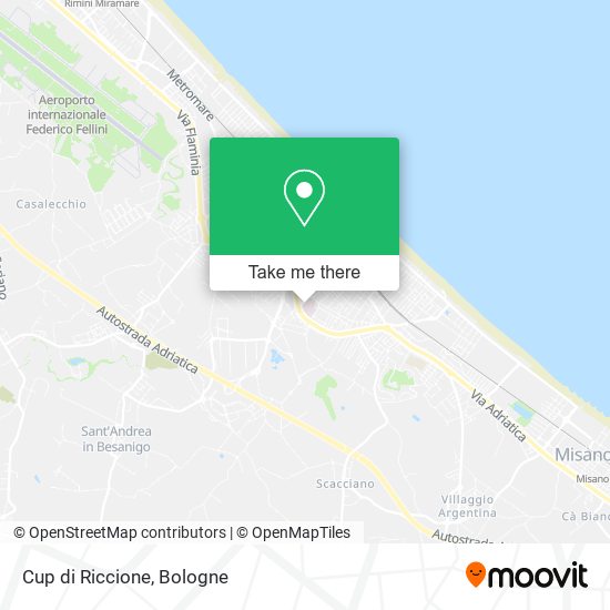 Cup di Riccione map