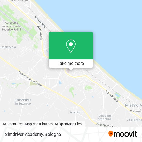 Simdriver Academy map