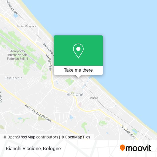 Bianchi Riccione map