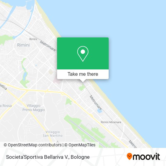 Societa'Sportiva Bellariva V. map