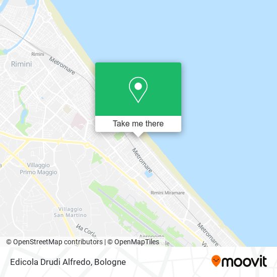 Edicola Drudi Alfredo map