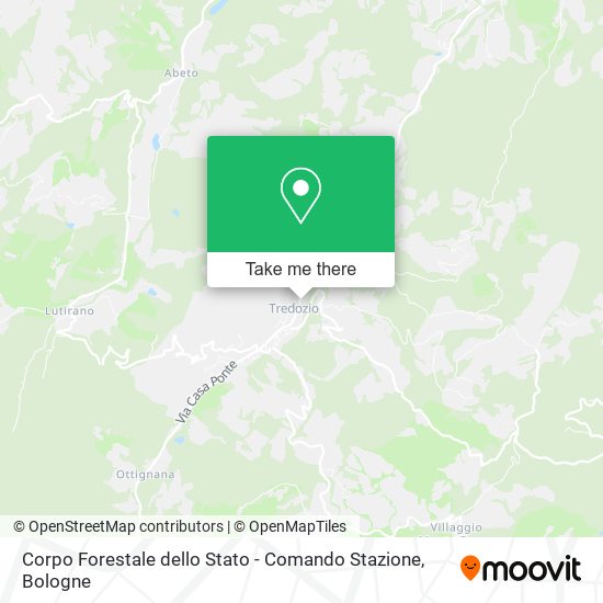 Corpo Forestale dello Stato - Comando Stazione map