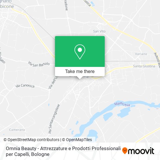 Omnia Beauty - Attrezzature e Prodotti Professionali per Capelli map