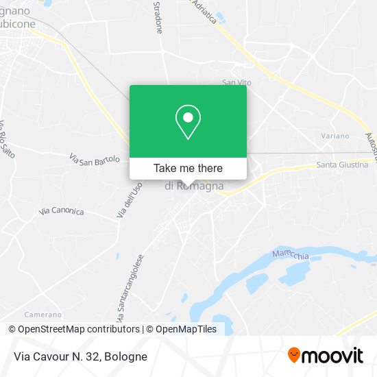 Via Cavour N. 32 map