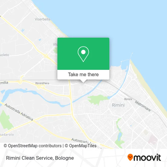 Rimini Clean Service map