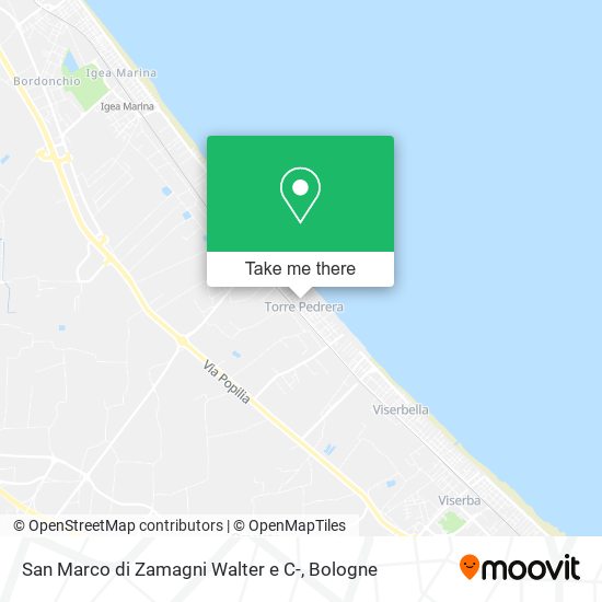 San Marco di Zamagni Walter e C- map