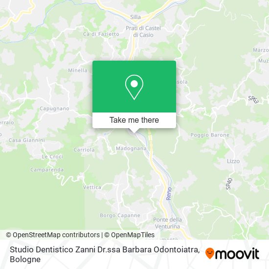 Studio Dentistico Zanni Dr.ssa Barbara Odontoiatra map