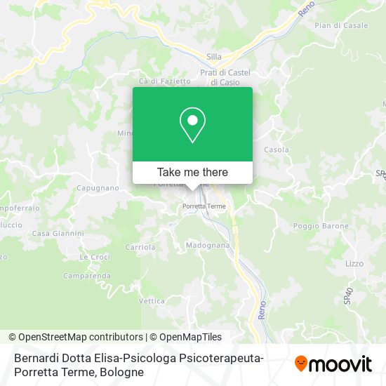 Bernardi Dotta Elisa-Psicologa Psicoterapeuta-Porretta Terme map