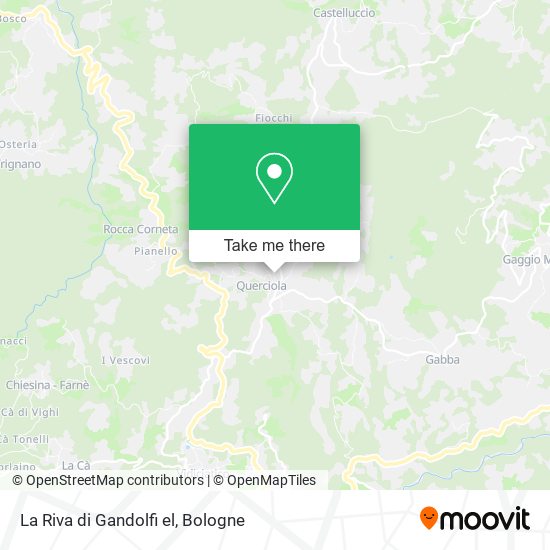 La Riva di Gandolfi el map