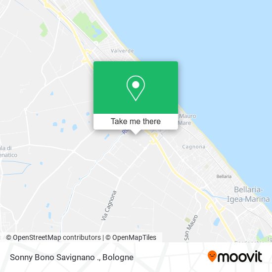 Sonny Bono Savignano . map
