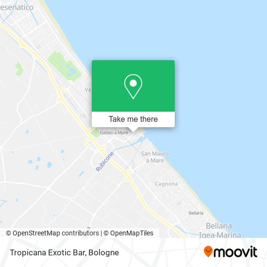 Tropicana Exotic Bar map