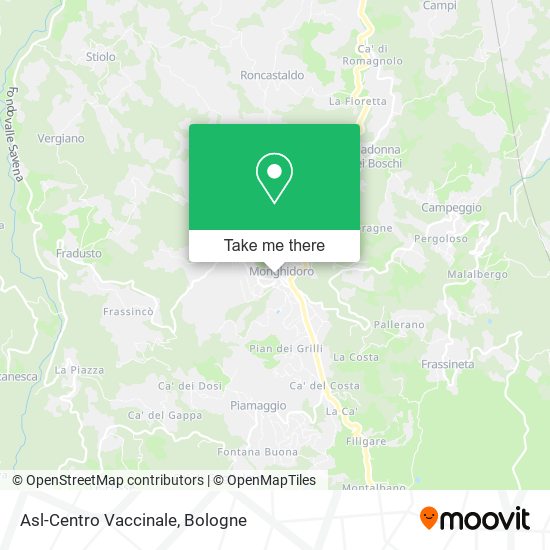 Asl-Centro Vaccinale map