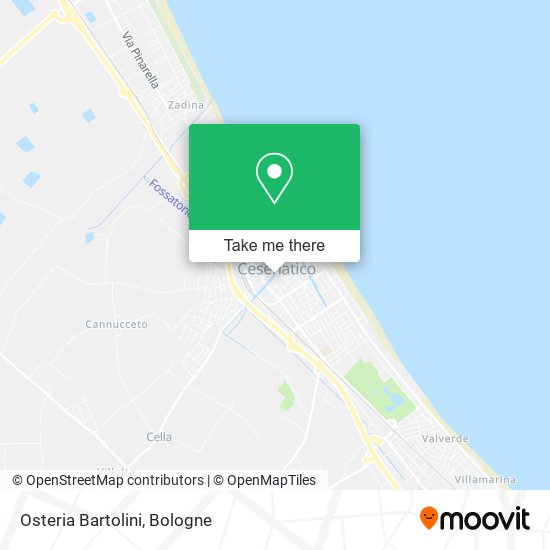 Osteria Bartolini map