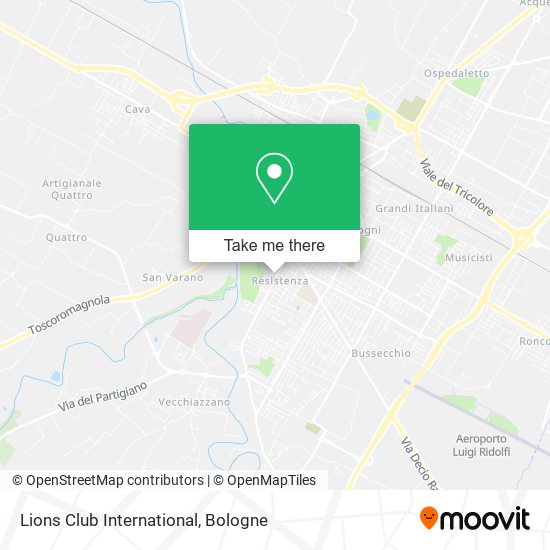Lions Club International map