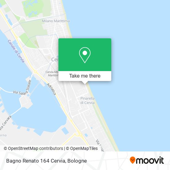Bagno Renato 164 Cervia map