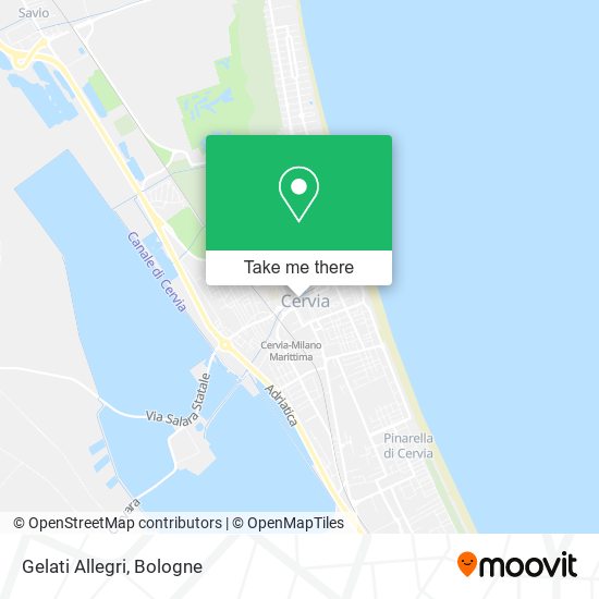 Gelati Allegri map