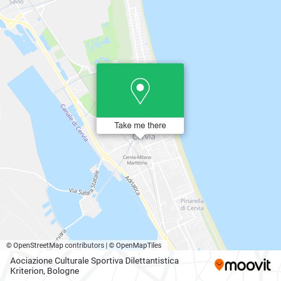 Aociazione Culturale Sportiva Dilettantistica Kriterion map