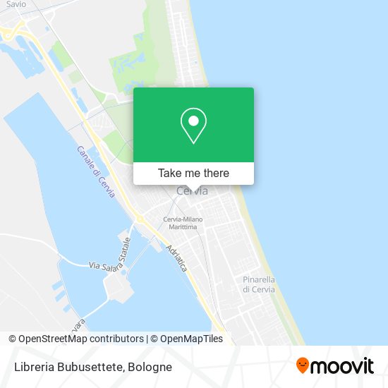Libreria Bubusettete map